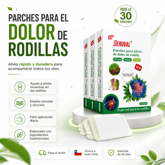 Parches para el Dolor de Rodillas | Alivio Rápido y Duradero