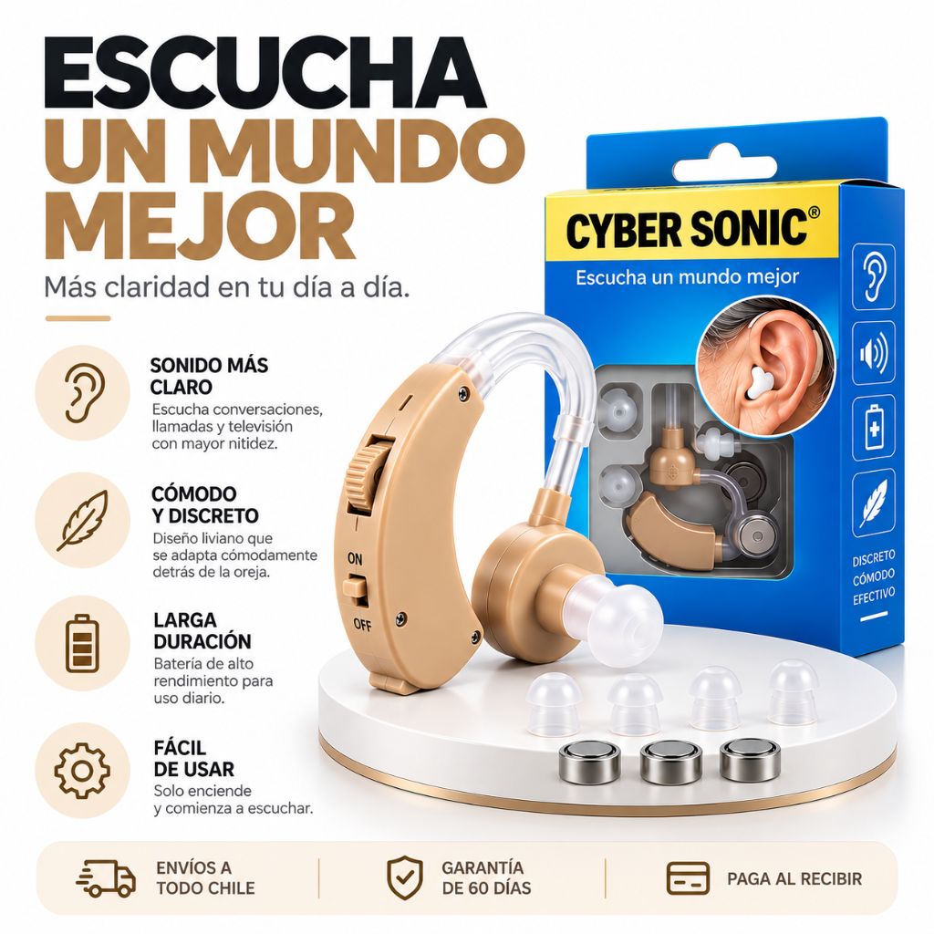 Audífono Auditivo para Sordera – Amplificador de Sonido