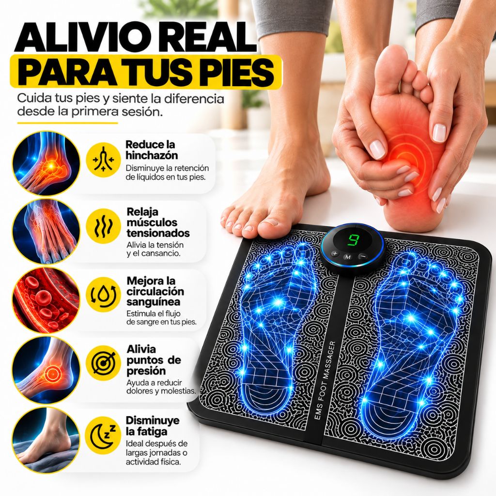 Masajeador de Pies - Alivia Cansancio, Tensión y Dolor